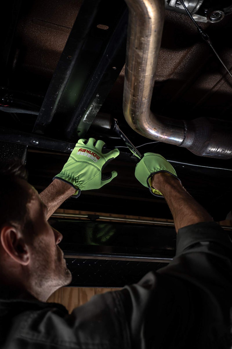 grease monkey Gorilla Grip Utility Work Gloves 3 Pair - Image 2